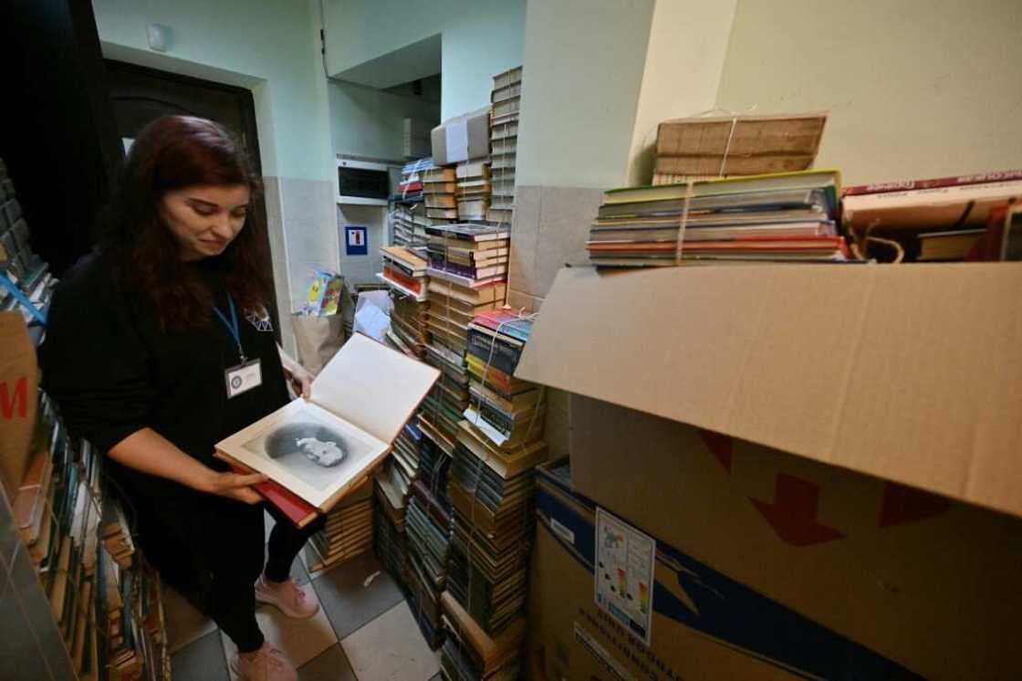 Ukrainians are recycling second-hand Russian-language books to raise funds for Kyiv's forces Ukrainians are recycling second-hand Russian-language books to raise funds for Kyiv's forces