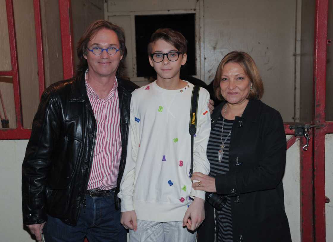 From (L-R) Actor Richard Thomas, son Montana James Thomas, and wife Georgiana Bischoff Thomas