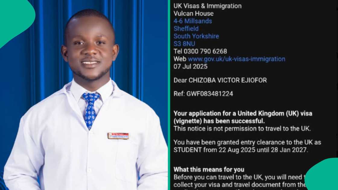 UNN graduate gets visa to study in the UK. UNN graduate gets visa to study in the UK.