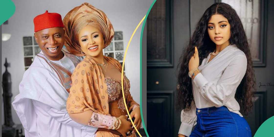 Regina Daniels' husband asks her question Regina Daniels' husband asks her question