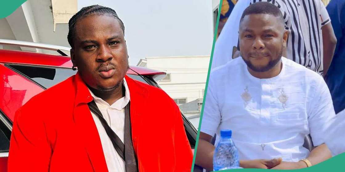 Yinka Ayefele reacts to Isbae U's question on his podcast. Yinka Ayefele reacts to Isbae U's question on his podcast.