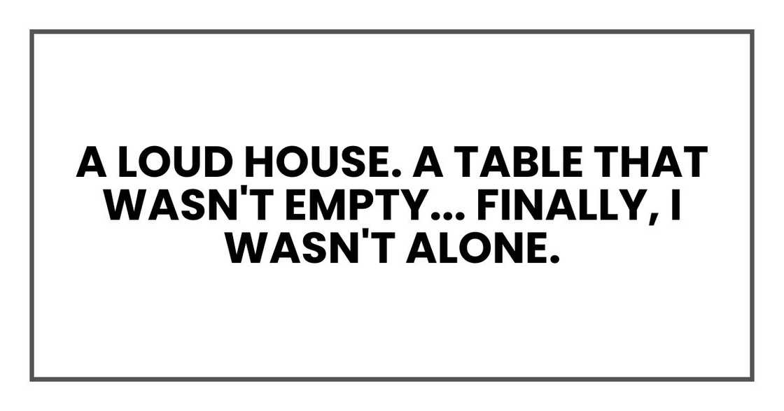 finally, I wasn't alone.