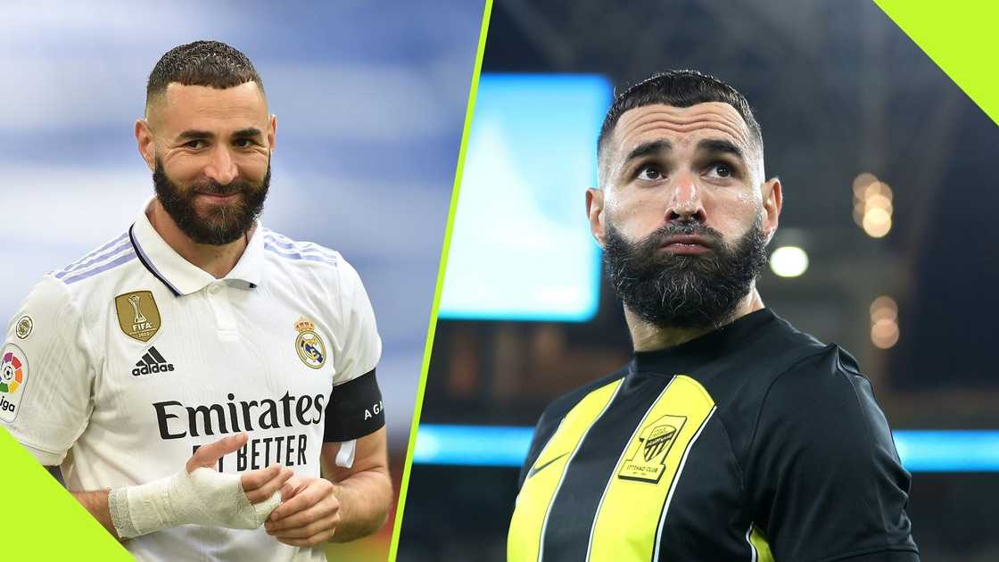 Karim Benzema ignores Al-Ittihad fans for a Real Madrid supporter. Karim Benzema ignores Al-Ittihad fans for a Real Madrid supporter.