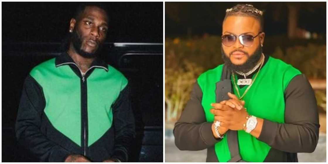 Photos of Burna Boy and BBNaija Whitemoney. Photos of Burna Boy and BBNaija Whitemoney.