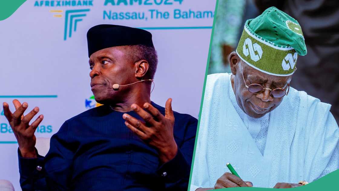 Former Vice President Yemi Osinbajo President Bola Tinubu economic hardship