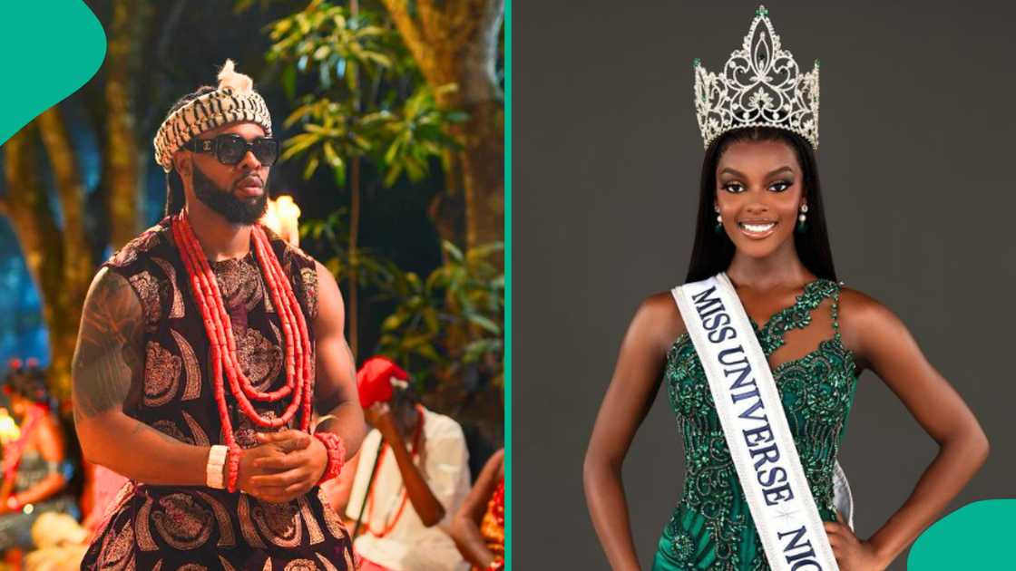 Miss Universe: Nigerians call for Chidimma Adetshina to be hidden from Flavour. Miss Universe: Nigerians call for Chidimma Adetshina to be hidden from Flavour.