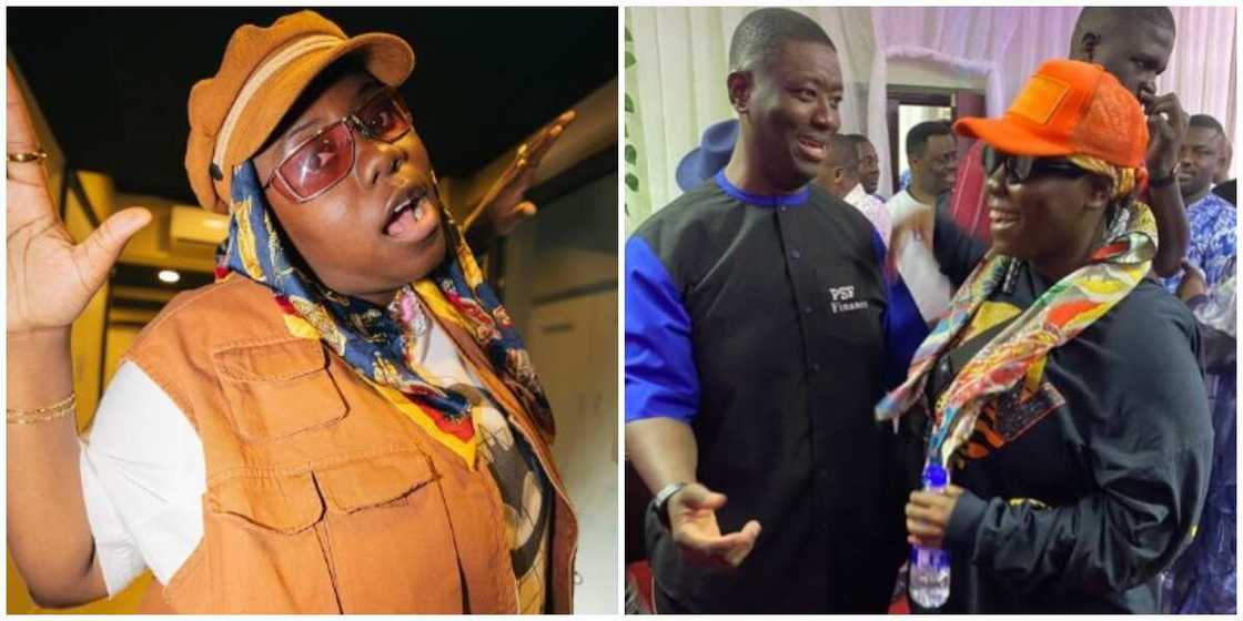 Photos of Teni and Leke Adeboye.