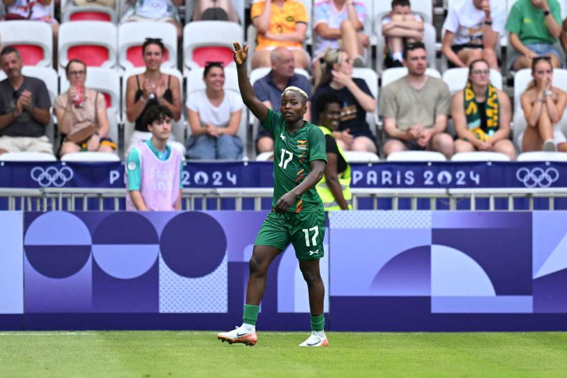 Chinwendu Ihezuo, Olympic Games Paris 2024, Stade de Nice, Women's group B match, women's football Chinwendu Ihezuo, Olympic Games Paris 2024, Stade de Nice, Women's group B match, women's football