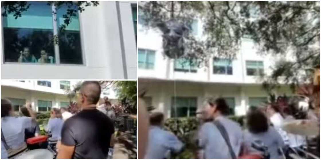 Sweet moment man arrived hospital with live band to sing and dance for friend receiving treatment goes viral Sweet moment man arrived hospital with live band to sing and dance for friend receiving treatment goes viral