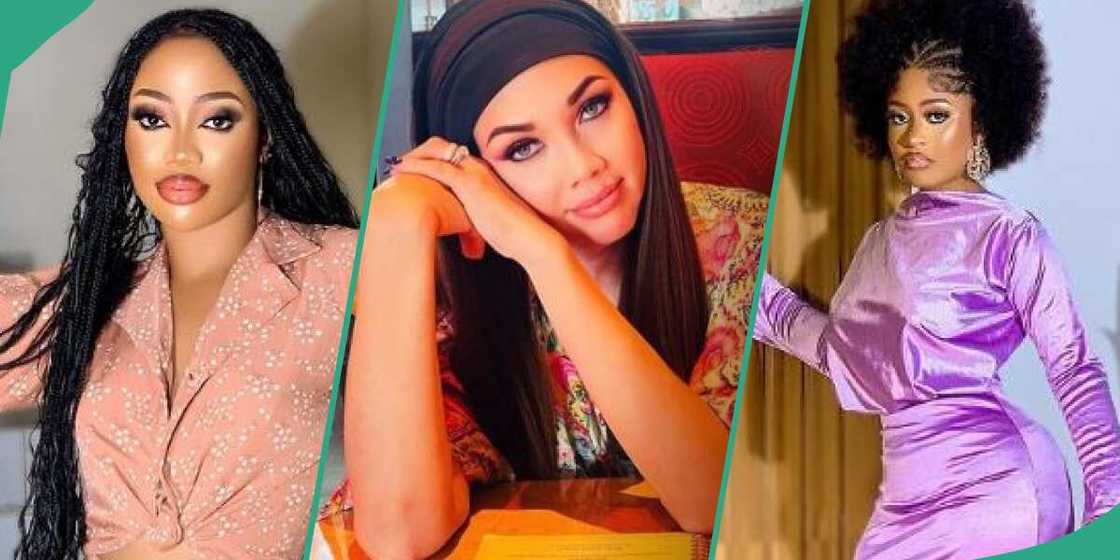BBNaija stars Christy O, Phyna and Kess' wife Angel BBNaija stars Christy O, Phyna and Kess' wife Angel