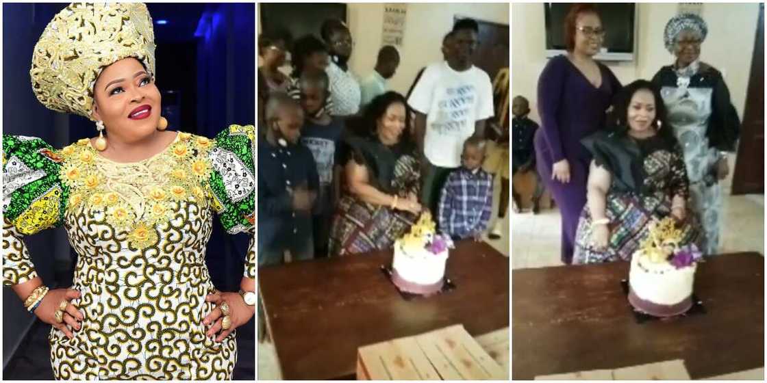 Toyin Tomato storms Ibadan orphanage with gifts on her 60th birthday Toyin Tomato storms Ibadan orphanage with gifts on her 60th birthday