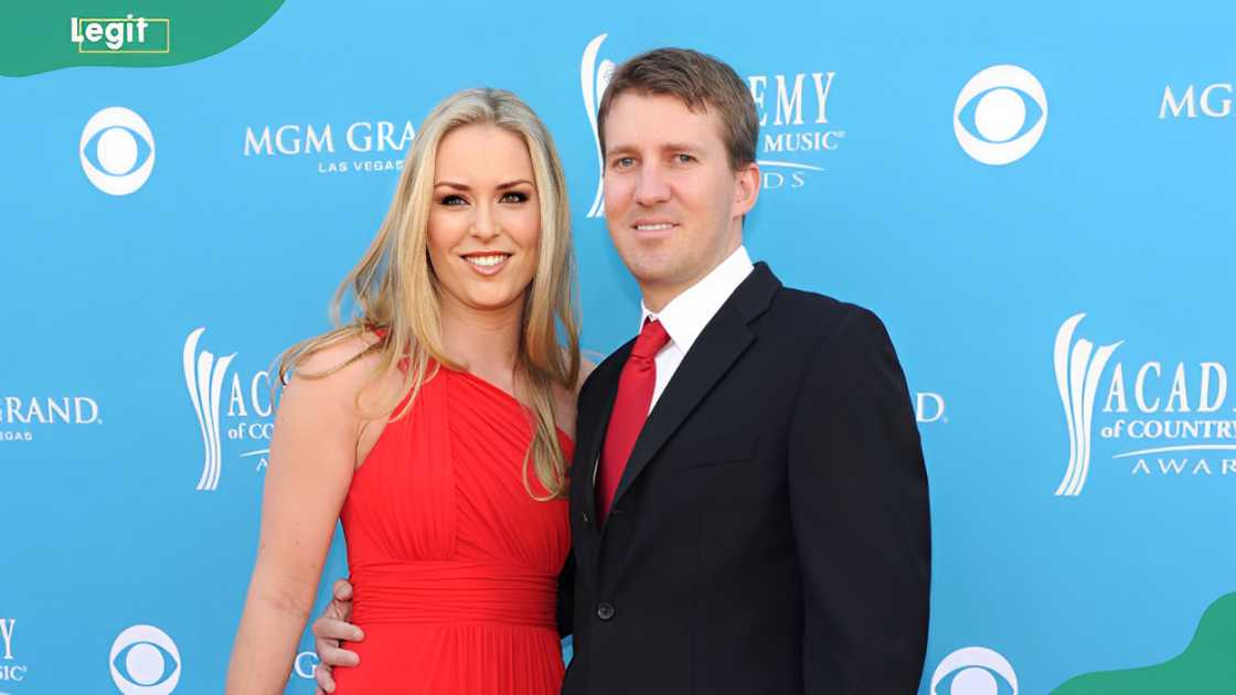 Lindsey Vonn and her husband Thomas Vonn during the 45th Annual Academy of Country Music Awards