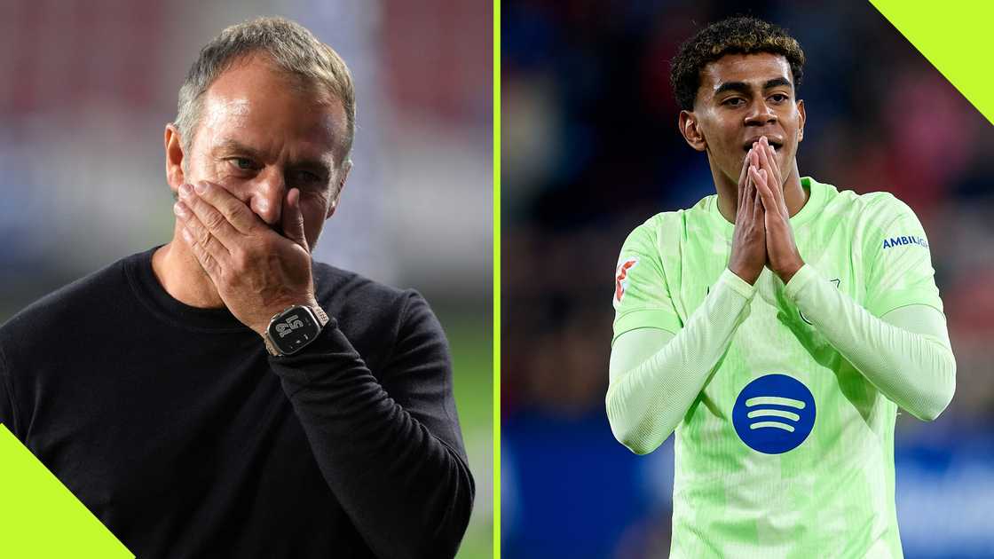 Hansi Flick's FC Barcelona lost to Osasuna in Pamplona. Hansi Flick's FC Barcelona lost to Osasuna in Pamplona.