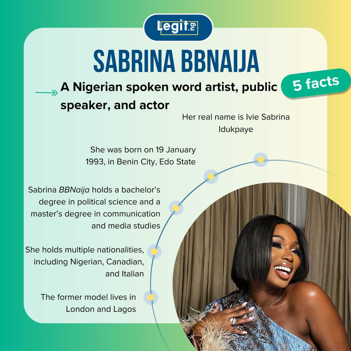 Five facts about Sabrina from BBNaija Five facts about Sabrina from BBNaija
