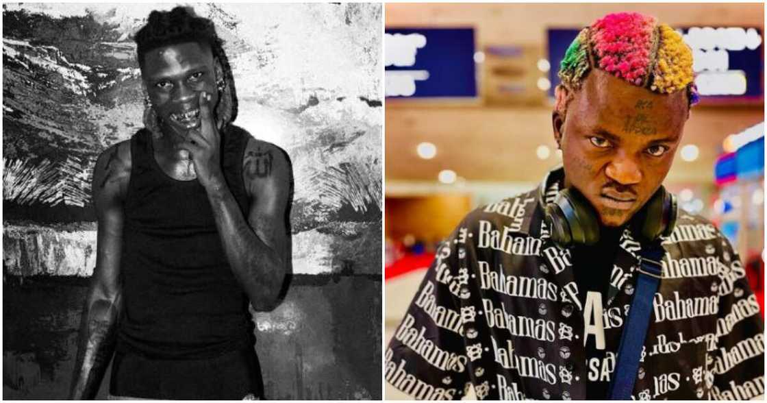 Nigerian singers Seyi Vibez and Portable Nigerian singers Seyi Vibez and Portable