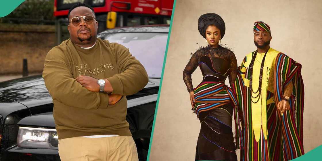 Cubana, Chioma, and Davido rock classy outfits