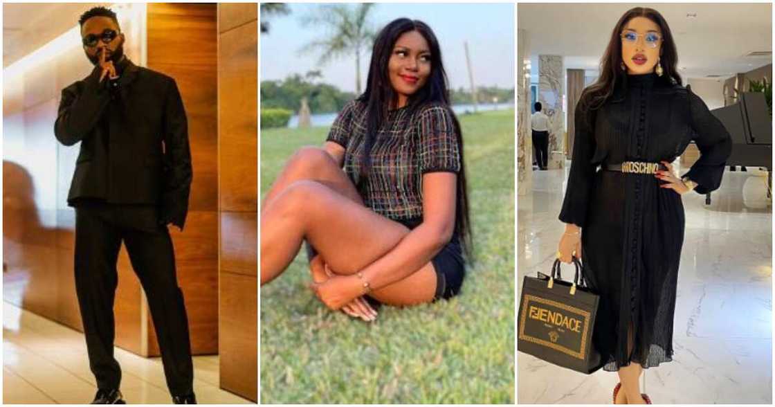 Singer Iyanya, Ghanaian star Yvonne Nelson and Tonto Dikeh Singer Iyanya, Ghanaian star Yvonne Nelson and Tonto Dikeh