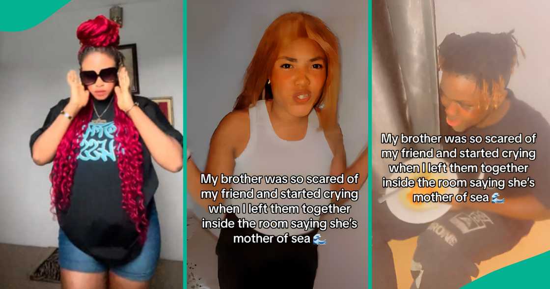 Lady shares video as she finds brother crying after leaving him with her female friend Lady shares video as she finds brother crying after leaving him with her female friend