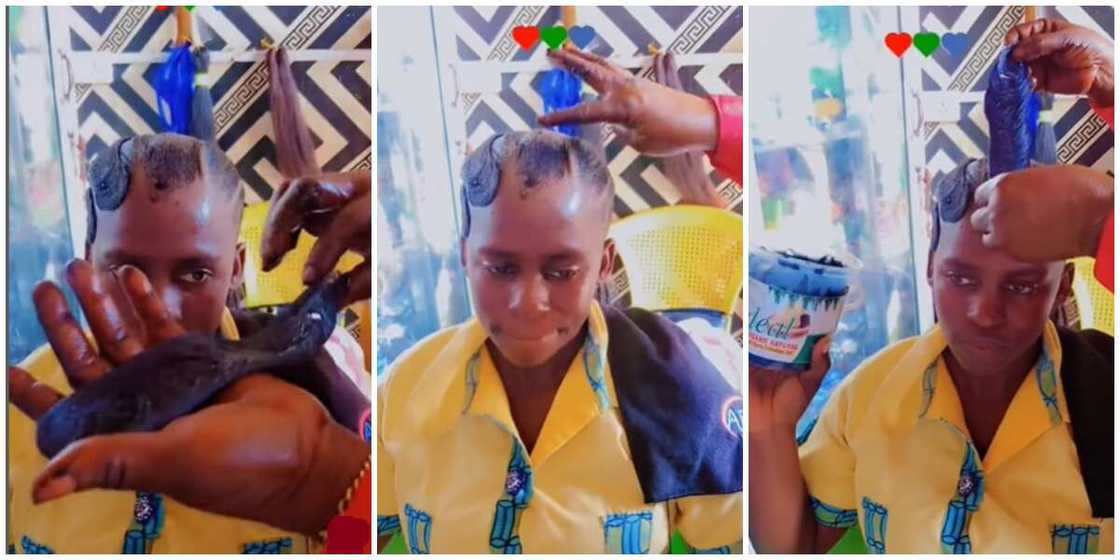 Photos of the unique hairstyle Photos of the unique hairstyle