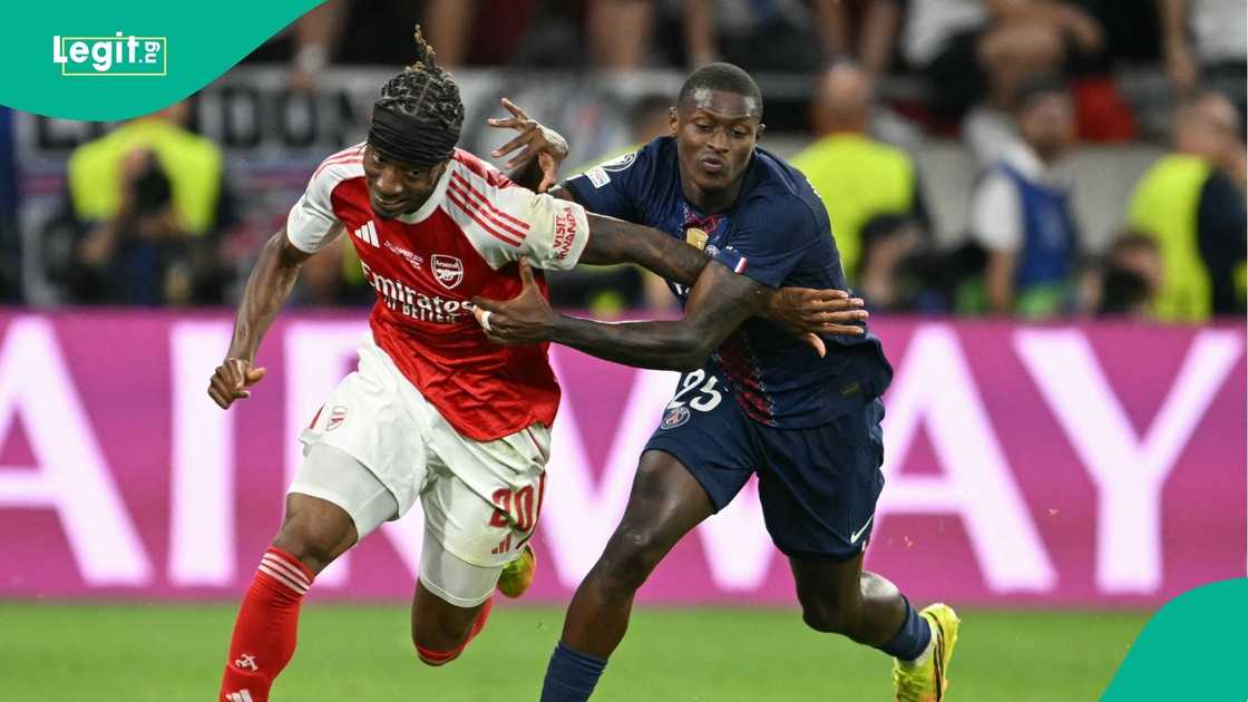 Graham Scott, Arsenal, Paris Saint-Germain, Noni Madueke, Nuno Mendes, UEFA, Champions League.
