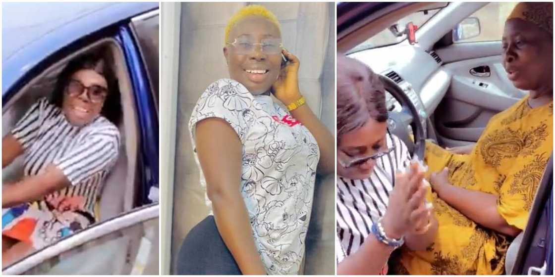 Actress Oluwatobi Adekoya acquires new car, flaunts it on social media as mum showers her with prayers Actress Oluwatobi Adekoya acquires new car, flaunts it on social media as mum showers her with prayers