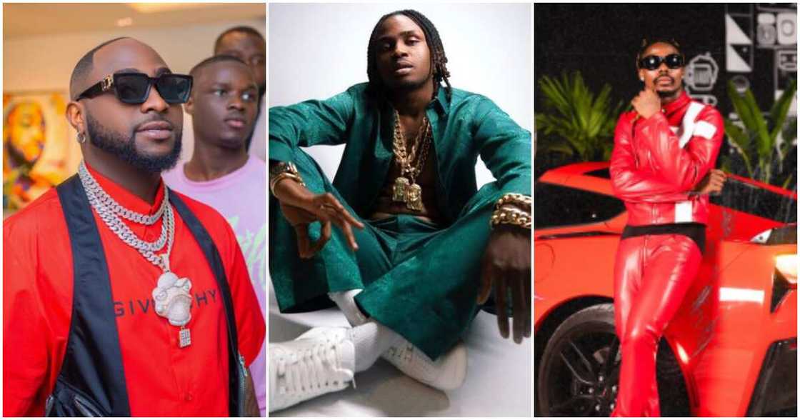 Photos of Davido, Asake and Logos Olori Photos of Davido, Asake and Logos Olori