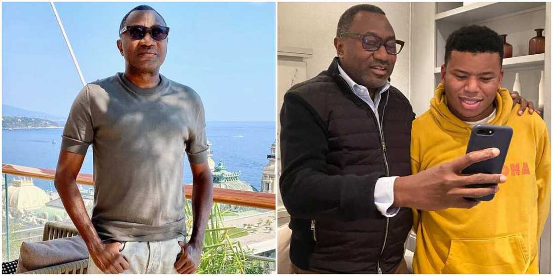 Papa Loves You So Much, Billionaire Femi Otedola Celebrates His Only Son As He Clocks New Age Papa Loves You So Much, Billionaire Femi Otedola Celebrates His Only Son As He Clocks New Age