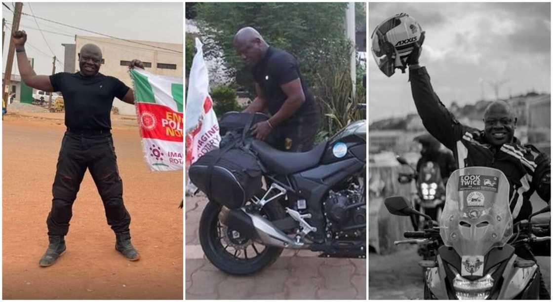 Kunle Adeyanju's profile shows he has climbed Mount Kilimanjaro twice. Kunle Adeyanju's profile shows he has climbed Mount Kilimanjaro twice.
