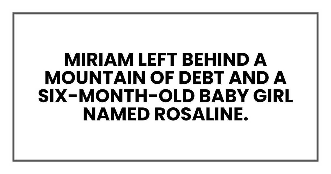 Elena left behind a mountain of debt and a six-month-old baby girl named Lily.