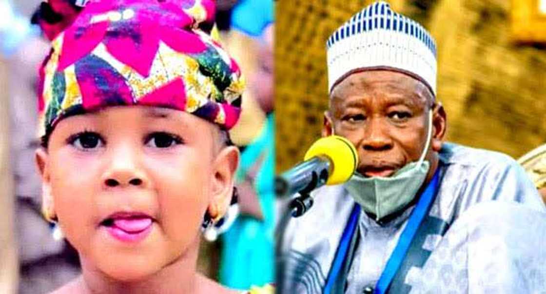 Hanifa Abubakar da Ganduje Hanifa Abubakar da Ganduje