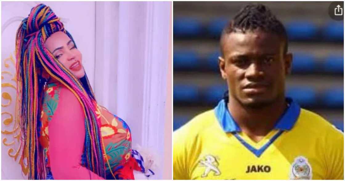 Cossy Ojiakor and her tenant. Cossy Ojiakor and her tenant.