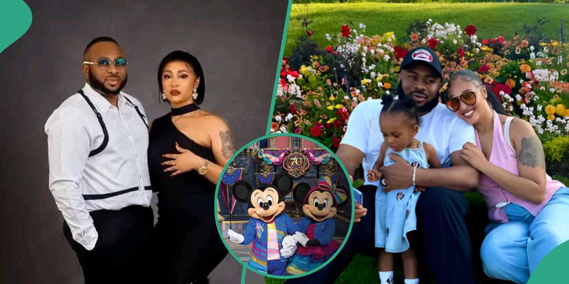 Tonto Dikeh’s ex Olakunle Churchill and family enjoy quality time in Disneyland Tonto Dikeh’s ex Olakunle Churchill and family enjoy quality time in Disneyland