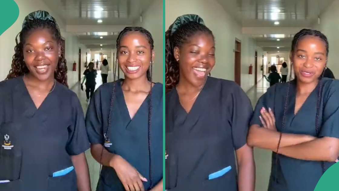 Two ladies studying Zambia.