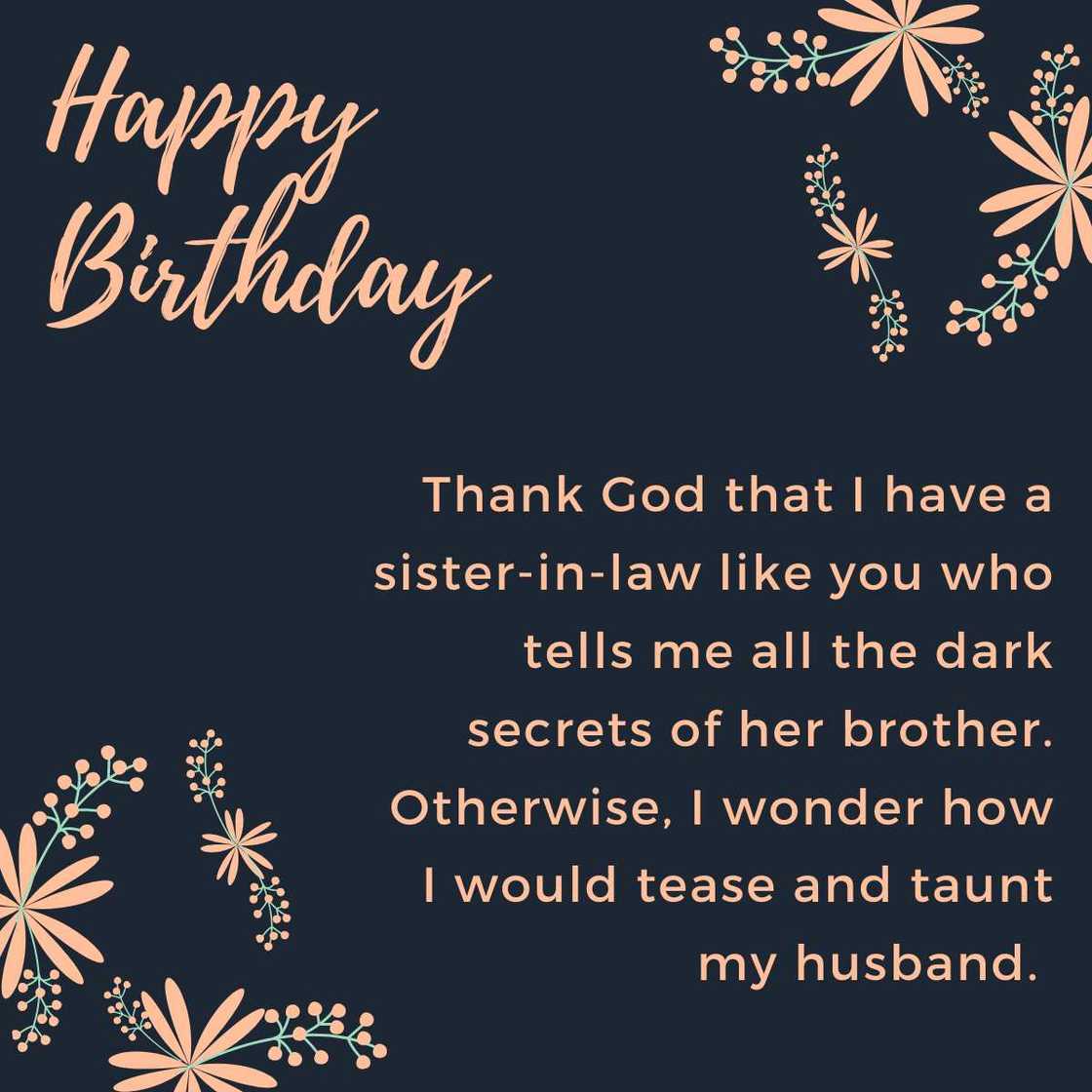 sister in law birthday sister in law birthday
