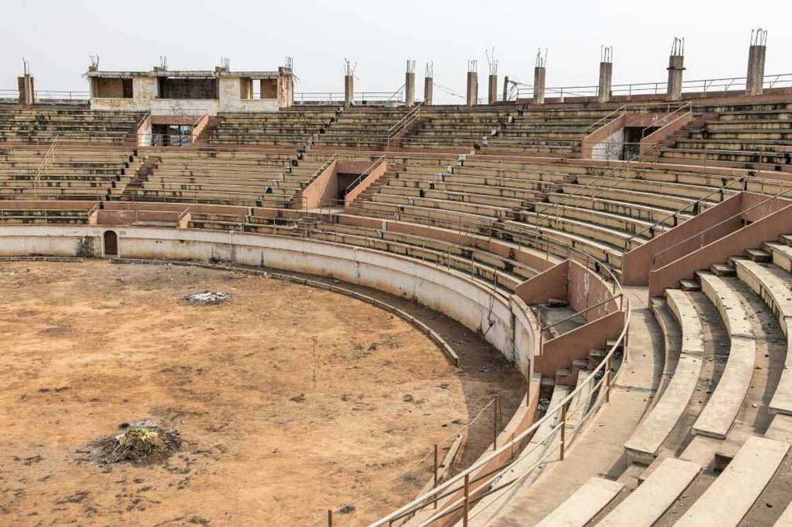 The bullring was once a central part of city life but is now adandoned