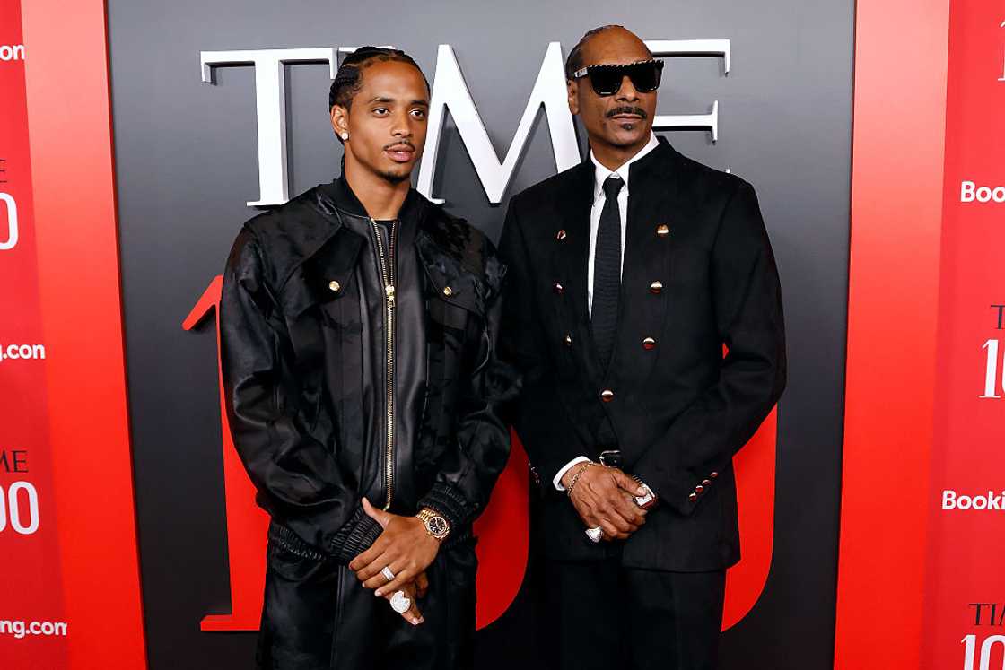 Cordell Broadus and his father Snoop Dogg attend the 2025 Time100 Gala Cordell Broadus and his father Snoop Dogg attend the 2025 Time100 Gala