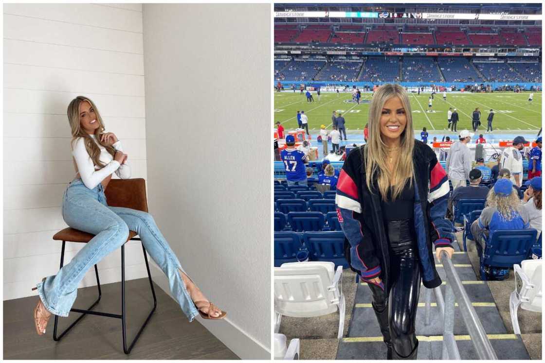 How old is Josh Allen's girlfriend?