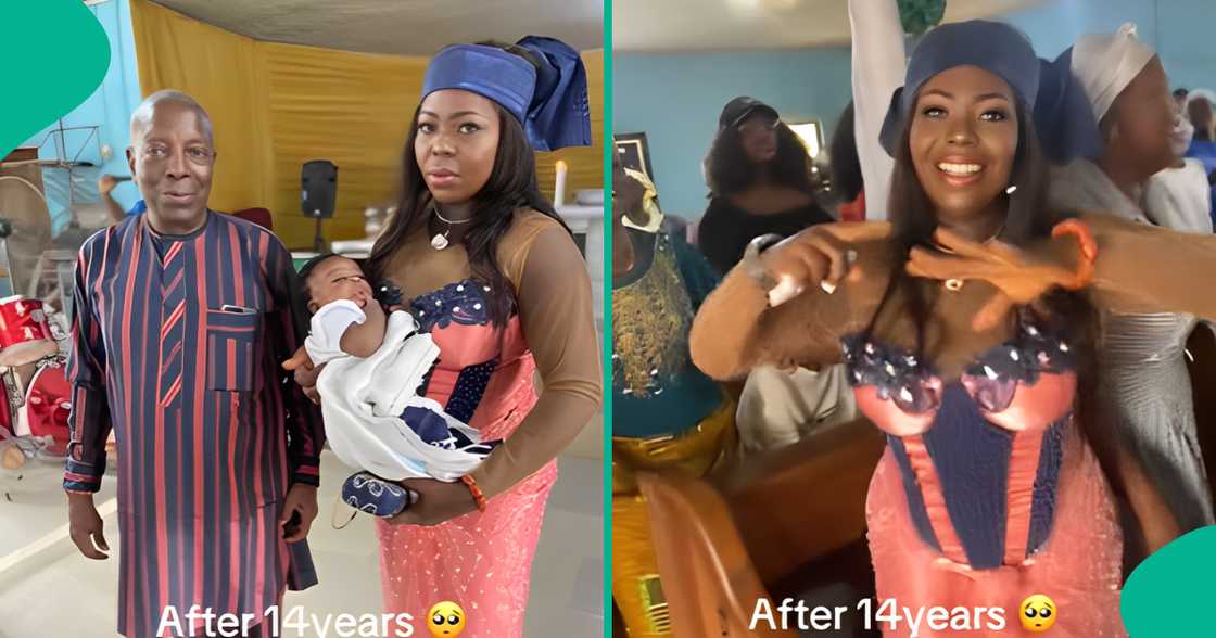 Nigerian couple welcomes child after 14 years of waiting Nigerian couple welcomes child after 14 years of waiting