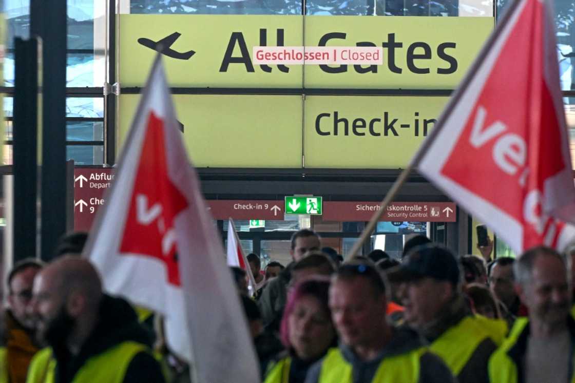 The German airport workers strike affected 3,400 flights, impacting around 500,000 passengers