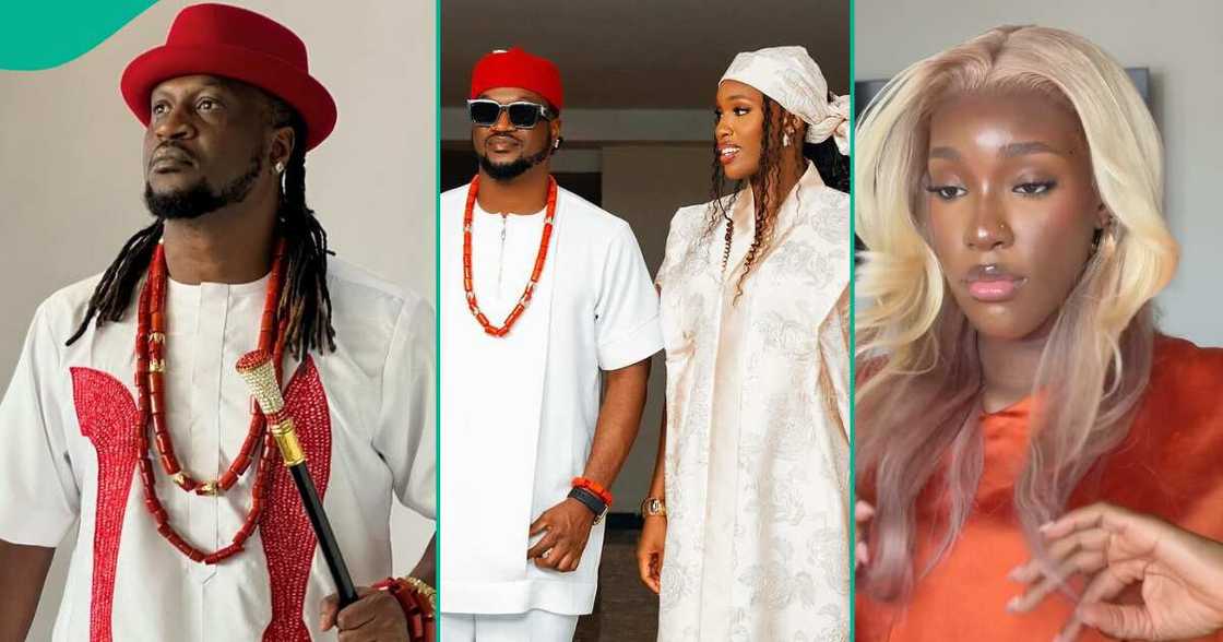 Paul Okoye and wife.