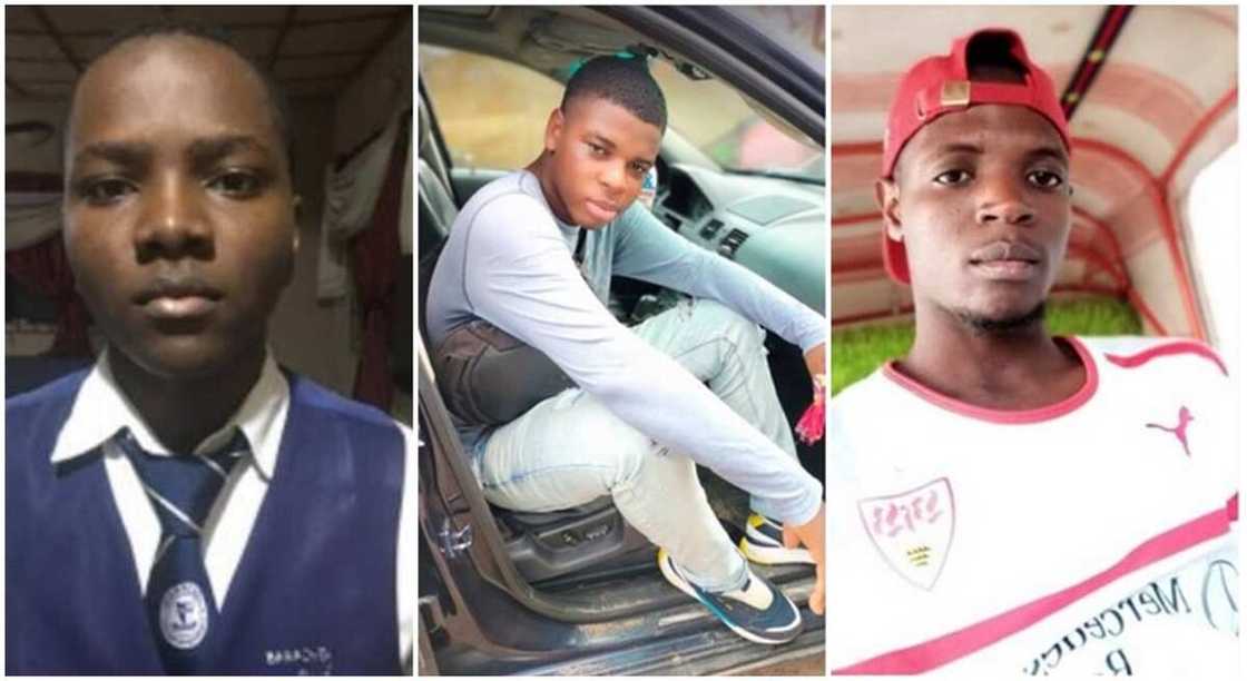 Ehimen Felix, Chinemerem Okoye and Abdul Hakeem. Ehimen Felix, Chinemerem Okoye and Abdul Hakeem.