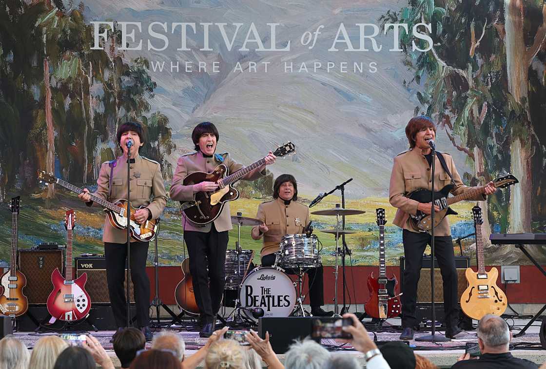 Beatles tribute band Hard Day's Night at the Pageant of the Masters Greatest Party of All Time Beatles tribute band Hard Day's Night at the Pageant of the Masters Greatest Party of All Time
