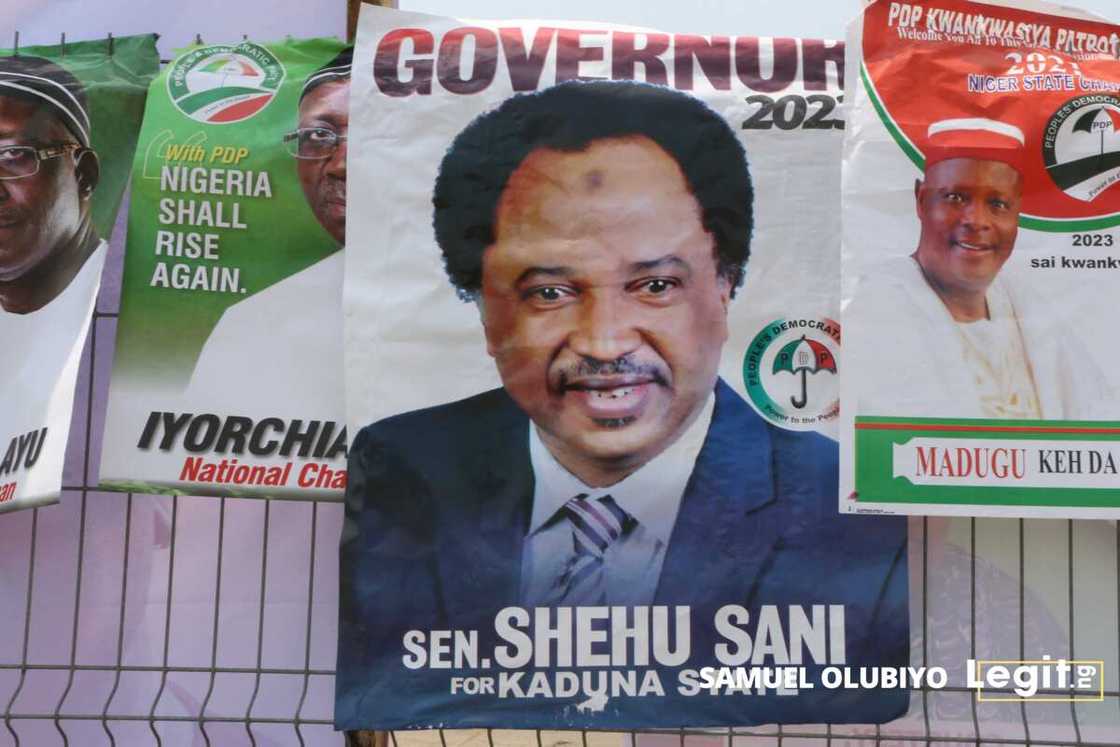 PDP Convention: Shehu Sani for Governor Poster Emerges in Abuja PDP Convention: Shehu Sani for Governor Poster Emerges in Abuja
