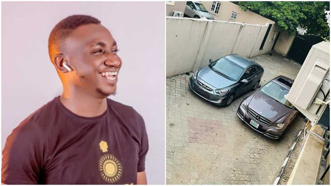 Nigerian man makes it, shows off his garage of cars Nigerian man makes it, shows off his garage of cars