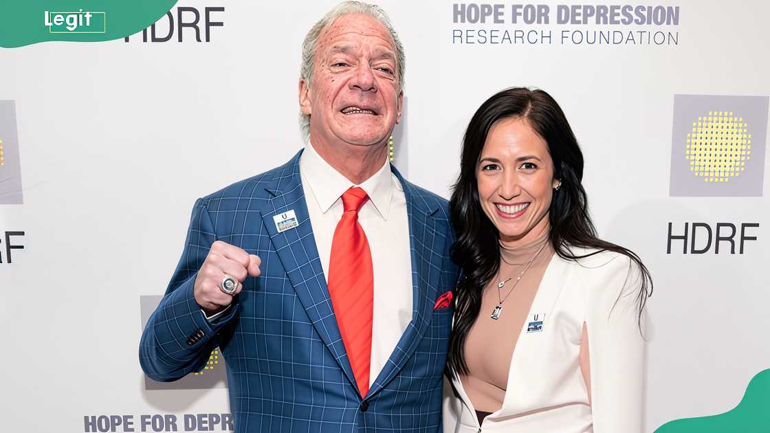 Indianapolis Colts owner Jim Irsay and daughter Kalen Irsay-Jackson at The Plaza Hotel in New York City