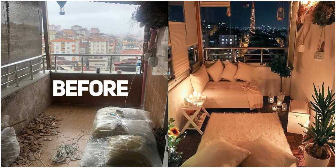 Balcony Turned into a Luxury Room, Transformation Photo Lights up Social Media as Many Hail the Occupant Balcony Turned into a Luxury Room, Transformation Photo Lights up Social Media as Many Hail the Occupant