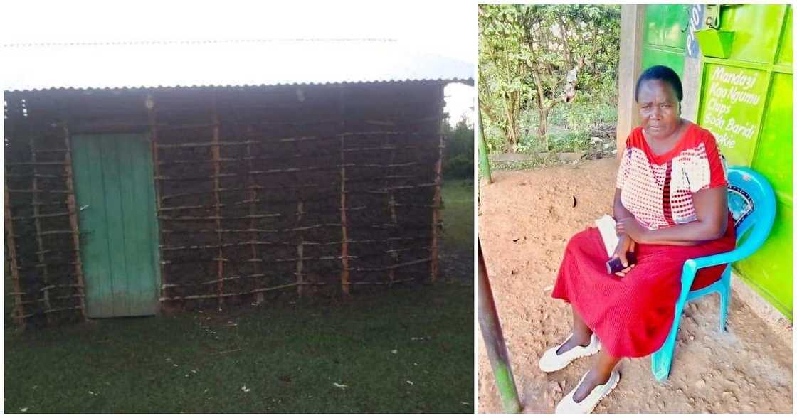 Carol Kafuna, househelp builds mum a simple house, N213k, Kakamega, homeless mum Carol Kafuna, househelp builds mum a simple house, N213k, Kakamega, homeless mum