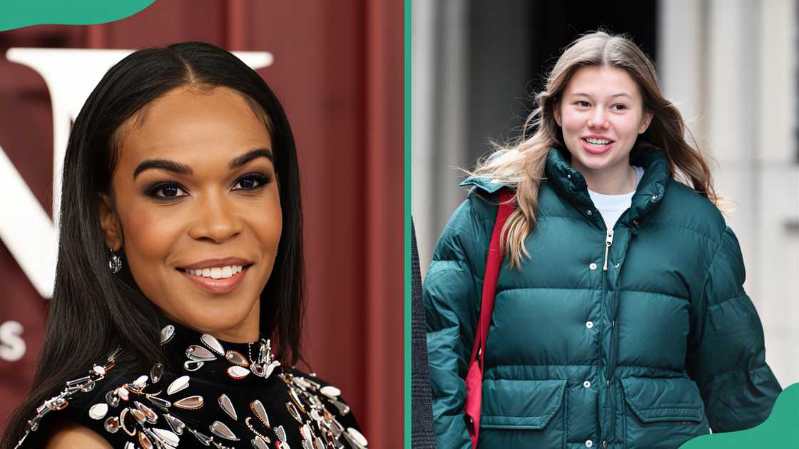 Michelle Williams at Radio City Music Hall and her daughter taking a walk in Brooklyn, New York