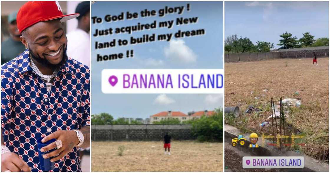 Davido buys land new land.