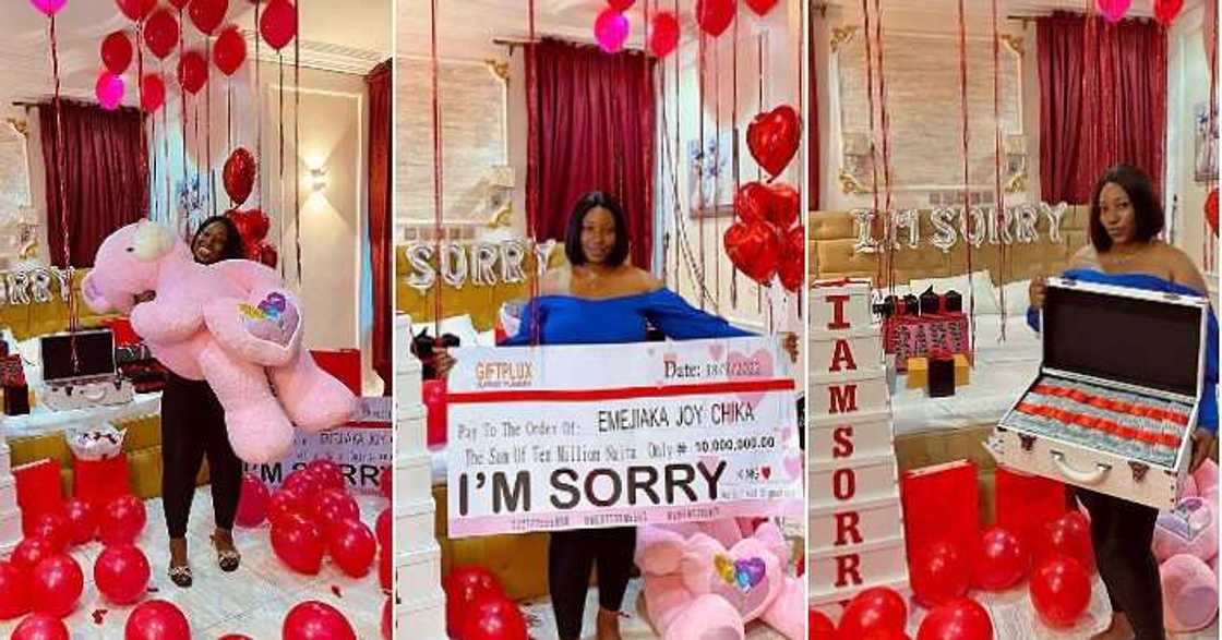 Man apologizes to girlfriend with N10 million Man apologizes to girlfriend with N10 million